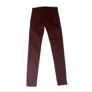 Flying Monkey Skinny Jeans Maroon size 24